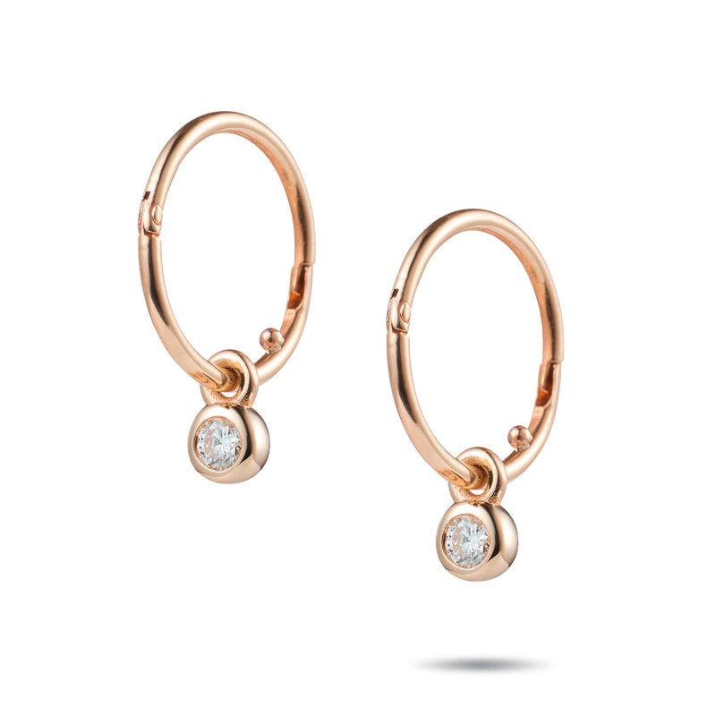 De Beers Jewellers 18kt White Gold Enchanted Lotus Diamond Sleeper Earrings  - Farfetch